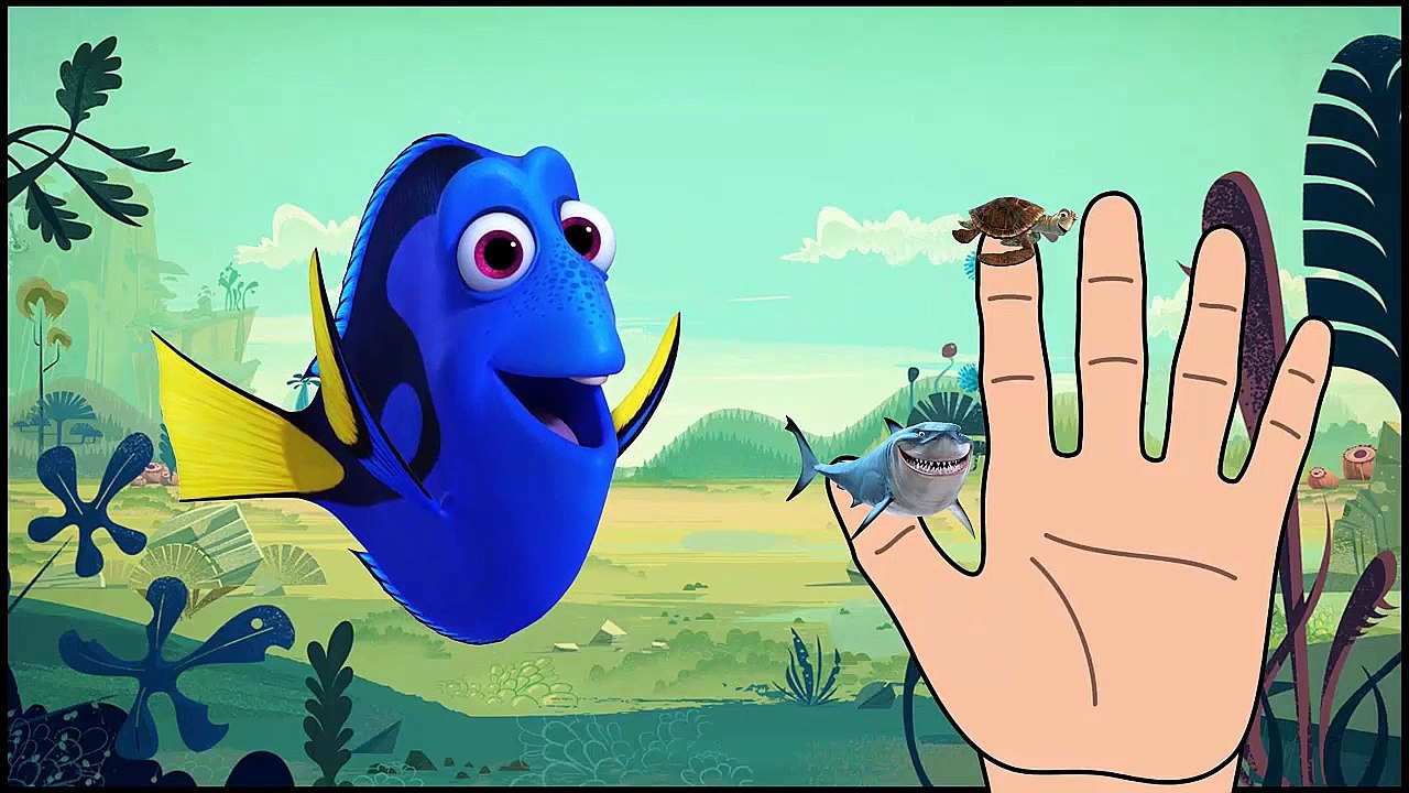 Finding Dory - Finger Family Song - Nursery Rhymes Finding Dory Family Finger for Kids