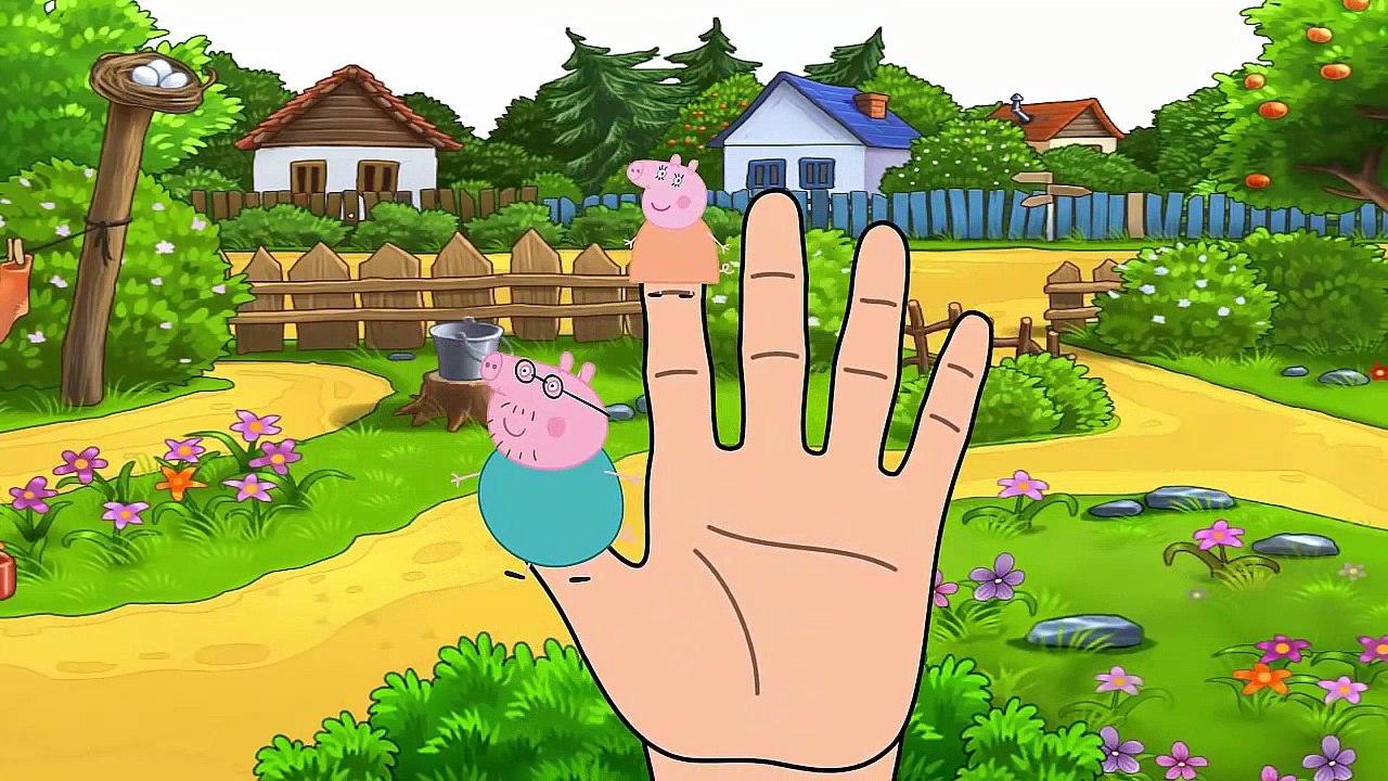 Peppa Pig Finger Family Nursery Rhymes Song - #finger #family #peppa #pig #baby #song
