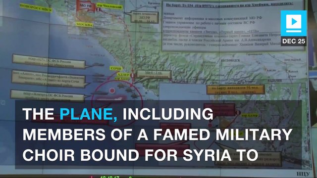 Russian military plane with 92 aboard crashes in Black Sea