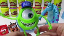 MONSTERS INCs BOO!! Opening Play-Doh Surprise Egg with Sully! PIXAR TOYS! Boo Surprise Egg! Play-do