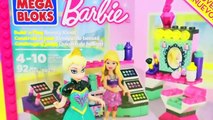 BARBIE Mega Bloks MAKEOVER ELSA Disney Frozen Doll Toy REVIEW AllToyCollector