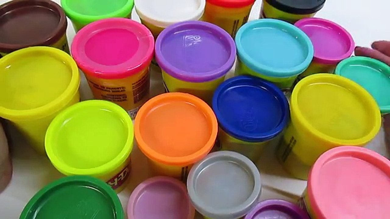 PLAY DOH! How to Make a Giant Play-Doh Logo Surprise Egg!