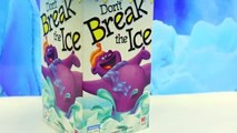 DONT BREAK THE ICE Kids Board Game Challenge & Toy Review Spiderman vs DisneyCarToys Sandra