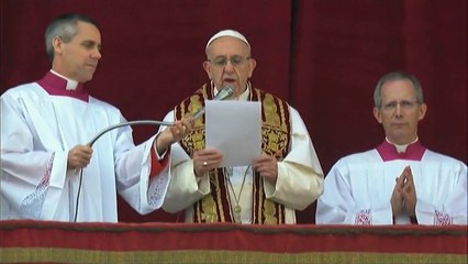 Syrie : le pape appelle à la fin de la guerre lors de sa bénédiction urbi et orbi