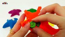 Learn Colors Number Play Doh with oceanic organism starfish Molds Fun Creative for Kids