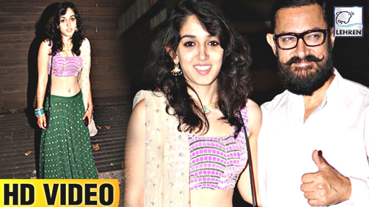 Aamir With Daughter Ira Khan ATTEND Imran's Party | Full Video | LehrenTV
