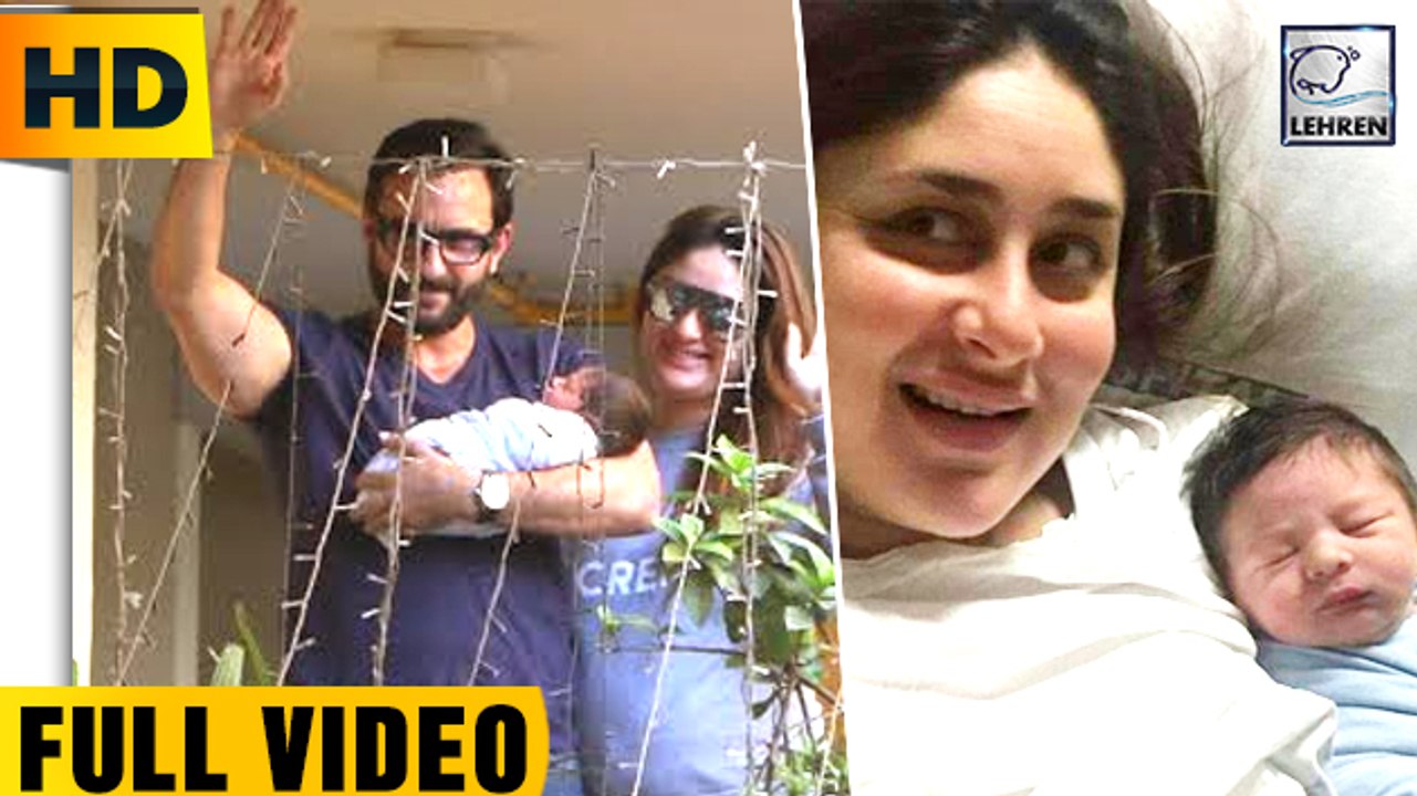 Kareena Kapoor's Baby Taimur Ali Khan's FULL VIDEO After Delivery  | LehrenTV