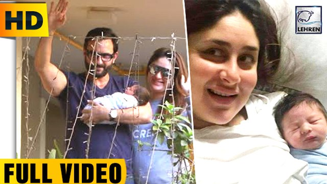 Kareena Kapoor's Baby Taimur Ali Khan's FULL VIDEO After Delivery | LehrenTV