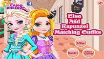 Disney Princess Dress Up Games - Elsa and Rapunzel Matching Outfits