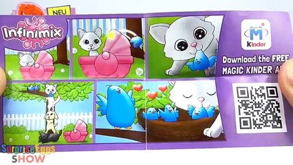 8 Jajko Niespodzianka Infinimix Sweet Puppies Kinder Niespodzianki dla dziewczynek Słodkie Dzieci