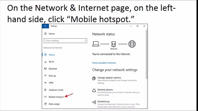 How to Turn Your Windows PC Into a Wi-Fi Hotspot - Windows 10
