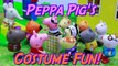 Peppa Pig George Pig Halloween Trick-or-Treat with Friends Daddy Pig Finds Peppas Lost Bag Parody