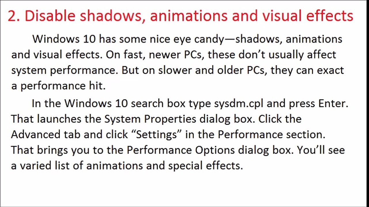 How to make Windows 10 faster few ways to speed up your PC