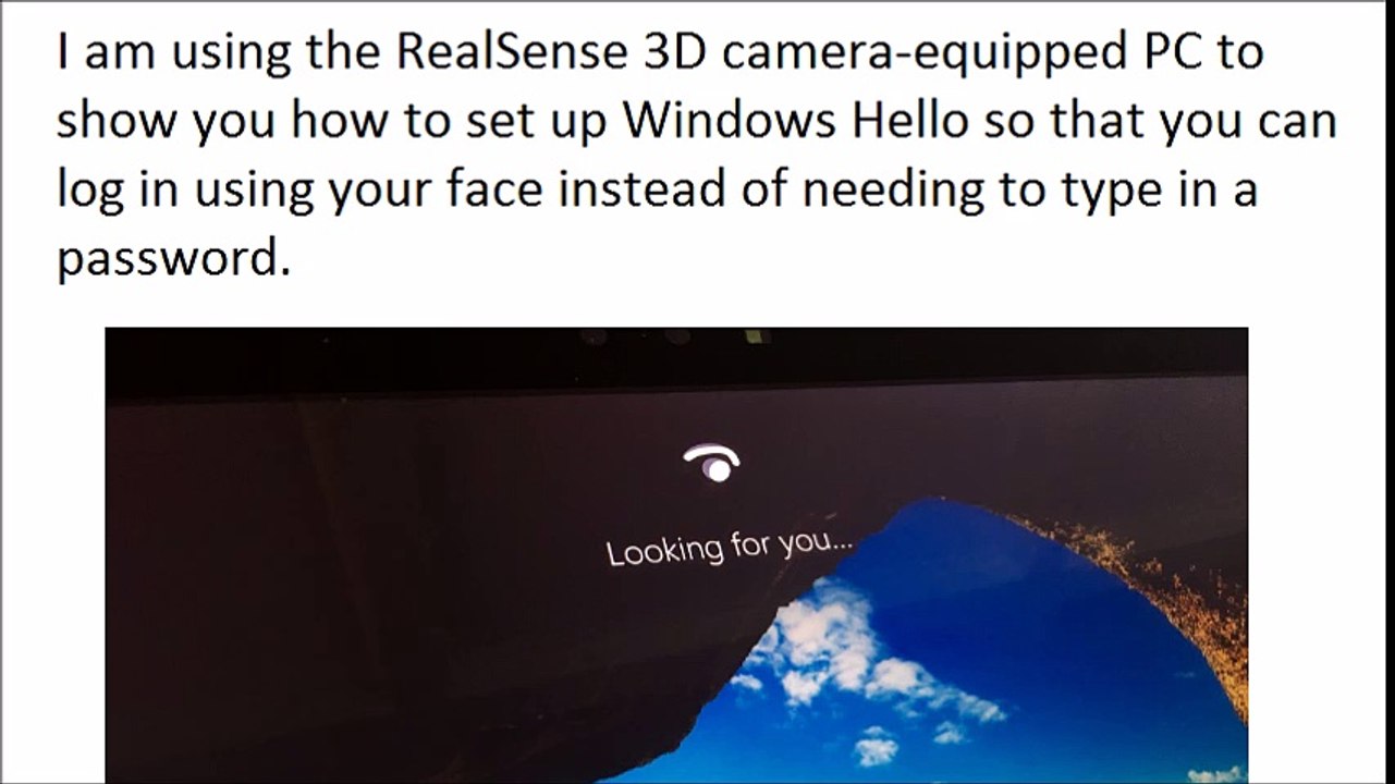 How to log in to Windows 10 with your face