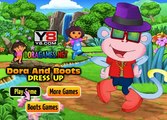 dora the Explorer and Boots are dressing up Hip Hop style ~ Play Baby Games For Kids Juegos ~ D nVR