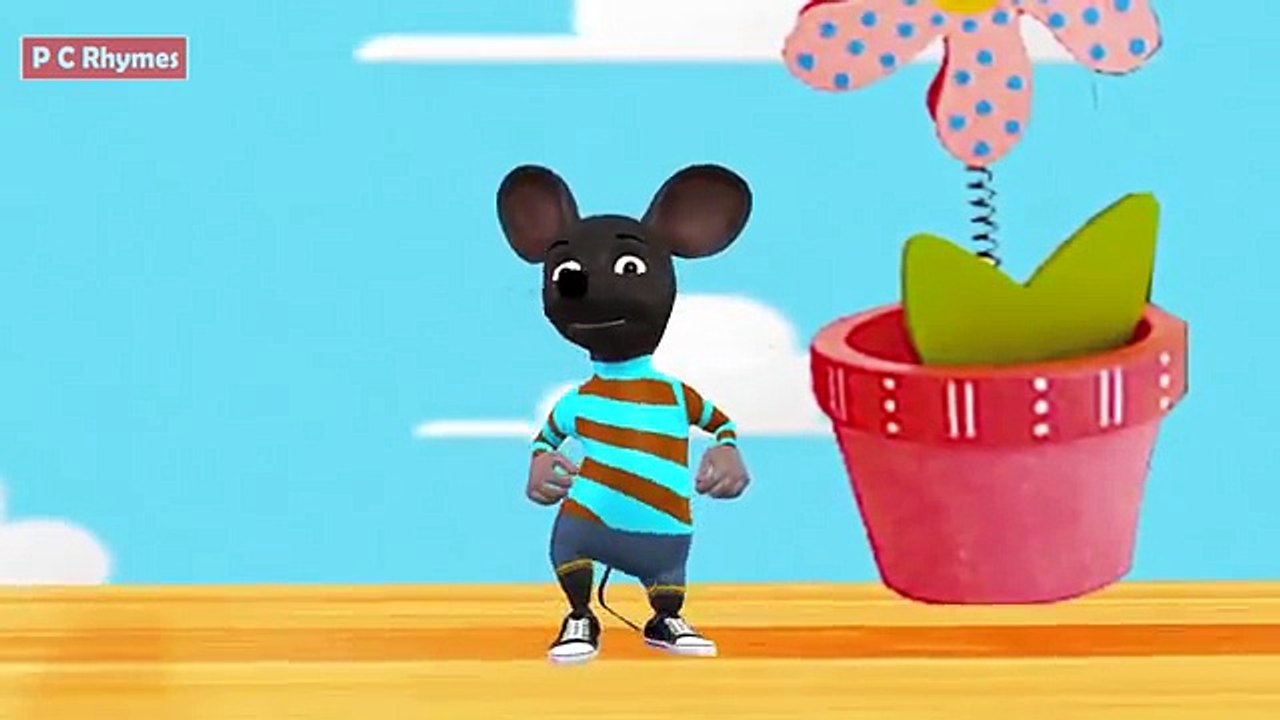Hickory Dickory Song for Children|Simple English Rhyme|Animated Kids Song|Funny Rhyme.