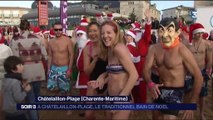 Charente-Maritime : le traditionnel bain de Noël à Chatelaillon-Plage