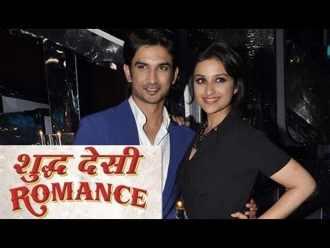 Sushant Singh Rajput, Parineeti Chopra And Vaani Kapoor At 'Shuddh Desi Romance' Press Meet