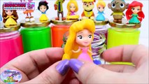 Learn Colors With My Little Pony Disney Princess Play Doh Slime Surprise Egg and Toy Collector SETC
