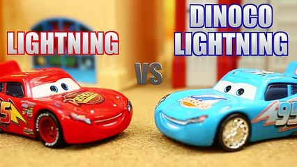 Disney Cars Lightning McQueen vs Dinoco Lightning Playing the Fast as Lightning Game iPad App