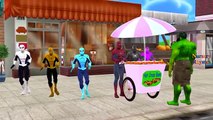 Spiderman Vs Joker Frozen Elsa Hulk Pink SpiderGirl Magic Ball Car SuperHeroes Finger Family Rhymes