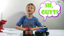 Monster Truck Compilation. Video for children. Unboxing Toys. Trucks for kids. Cars Toys Review
