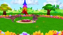 Colors Dinosaurs Vs Elephant Finger Family Nursery Rhymes | Gorilla If You Are Happy And You Know It