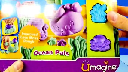 Moon Dough Mermaid Ariel Ocean Pals Play Doh Sea Animal Toys Plastilina Princesa Juguetes