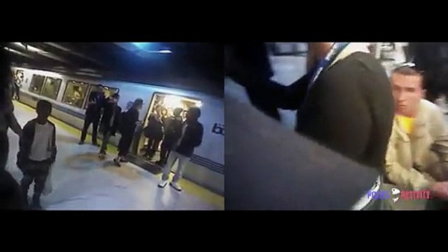 Arrestation musclée dans le métro à San Francisco