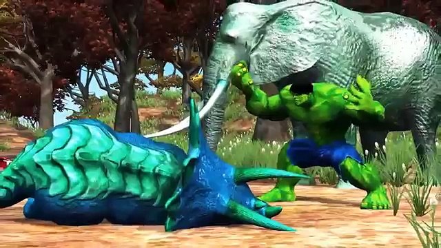 Spiderman Dinosaurs Gorilla Cartoon Fights Spider Dinosaur Gorilla Vs Elephant Short Movie For Kids