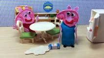 Peppa Pig Play-Doh Dream Toilet Training Pooping Stop-Motion With George