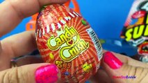 Shopkins Surprise Egg Chupa Chups Eggs Water Dinos Candy Crush - Hot Wheels Spinnin Sound Crane