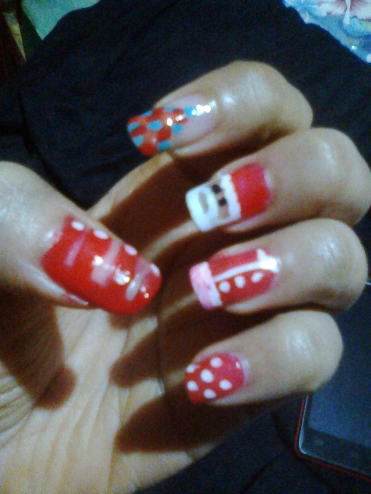 CHRISTMAS NAILART- How To Make A Santa Easily RESHMI DIARIES