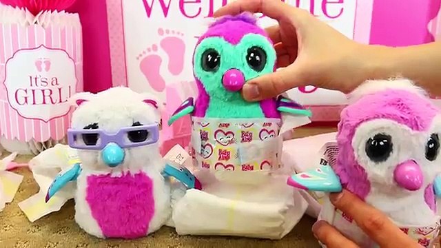 Baby HATCHIMALS Baby Shower Party Fun Diaper Candy Poop Game New Babies Mess Surprises Chocolate