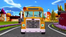 Spiderman Batman Ironman Cartoons For Children Wheels On The Bus Go Round And Round Nursery Rhymes