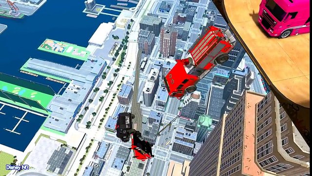 Learn Numbers & Colors - Spiderman Cartoon Fun Videos in Mini Color Cars For Kids and Nursery Rhymes