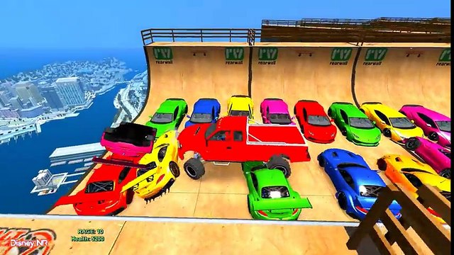 Offroad Color Cars and Spiderman Cartoon Fun Videos and Colors for Kids with More Nursery Rhymes