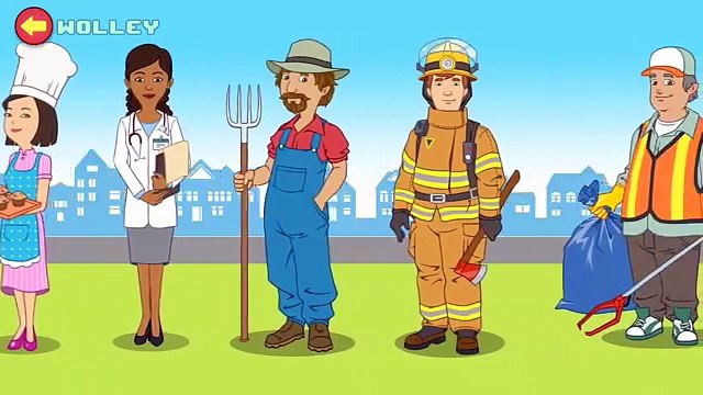 Kids Learn New Words about Community Helpers such as Doctor & Firefighter - Educational Kids Games
