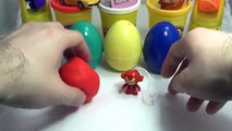 5 Surprise eggs. Kinder Marvel. Видео для детей. Пластилин Play doh и игрушки от Киндер Сюрприз