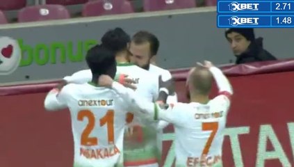 Sajjad Shahbazzadeh Goal HD - Galatasaray 1-1 Alanyaspor - 25.12.2016 HD