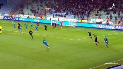 Rizespor vs Osmanlispor 0-1 - A penalty for handball goalkeepers  25-12-2016