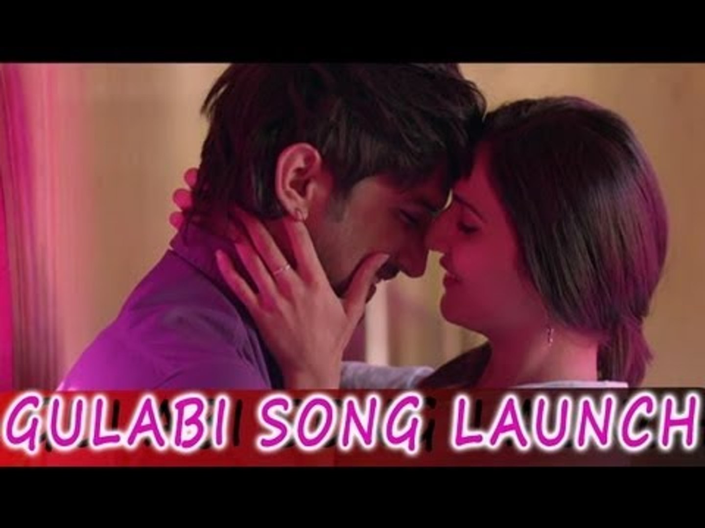 Sushant Singh Rajput and Vaani Kapoor At Shuddh Desi Romance Gulabi Song Launch Event
