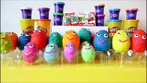 Monsters Inc Surprise Eggs Cars 3 Lightling Mcqueen Disney pixar Play-Doh Eggs unboxing HD