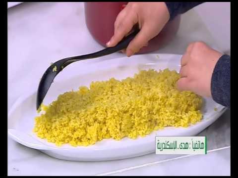 سمك مشوي مع ارز مدخن - مربي فراوله وكيوي - مكعبات البطاطس |على قد الأيد حلقة كاملة