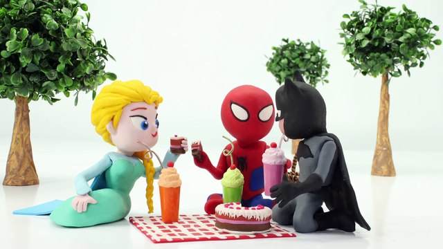 Superhero Christmas Pranks Frozen Elsa Hulk Spiderman Play Doh Stop Motion Full Episodes