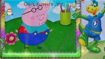 Mario Peppa Pig Daddy Fingers Painting / Family Finger Song Nursery Rhymes Lyrics