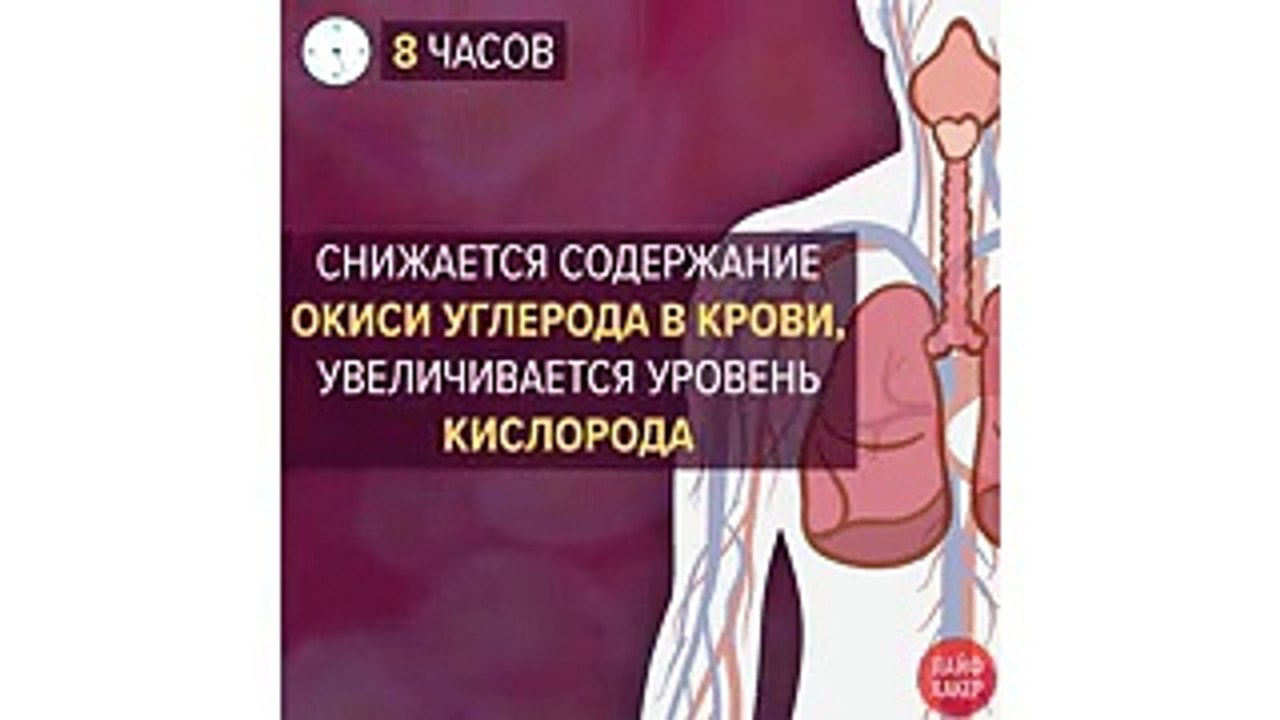 Что произойдёт с организмом, когда вы бросите курить