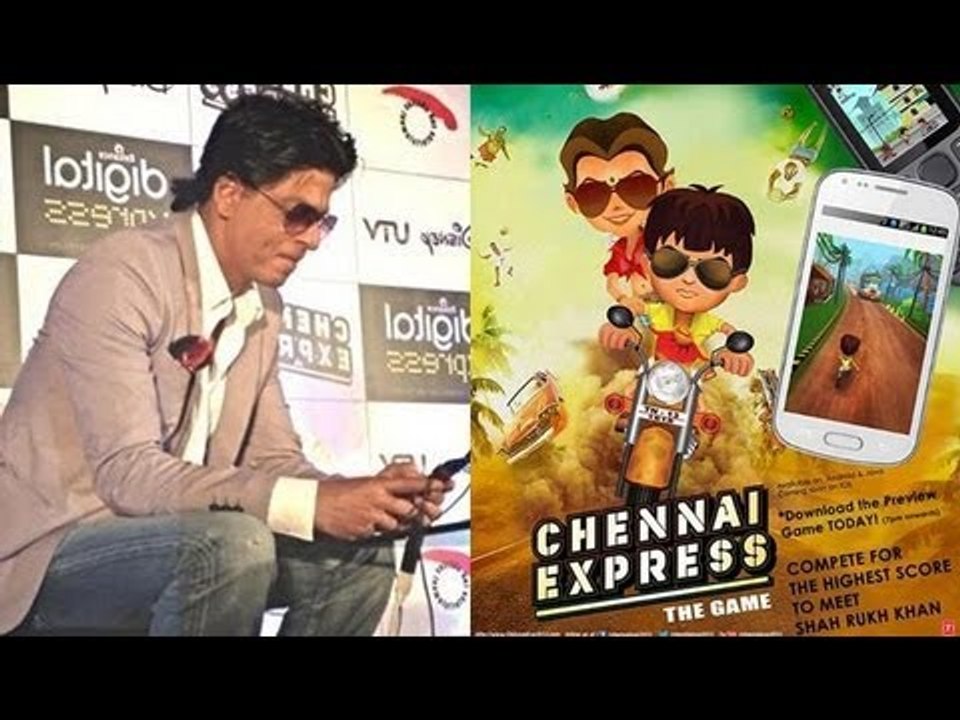 Shah Rukh Khan At The Launch of 'Chennai Express' Mobile Game