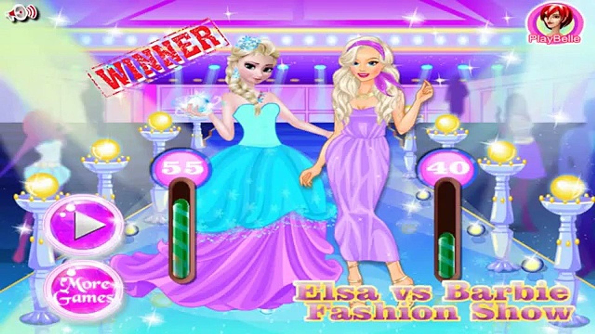 barbie and elsa games