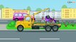 The Tow Truck - Car Accident with little car - Cartoon for children - Video for kids Episode 36